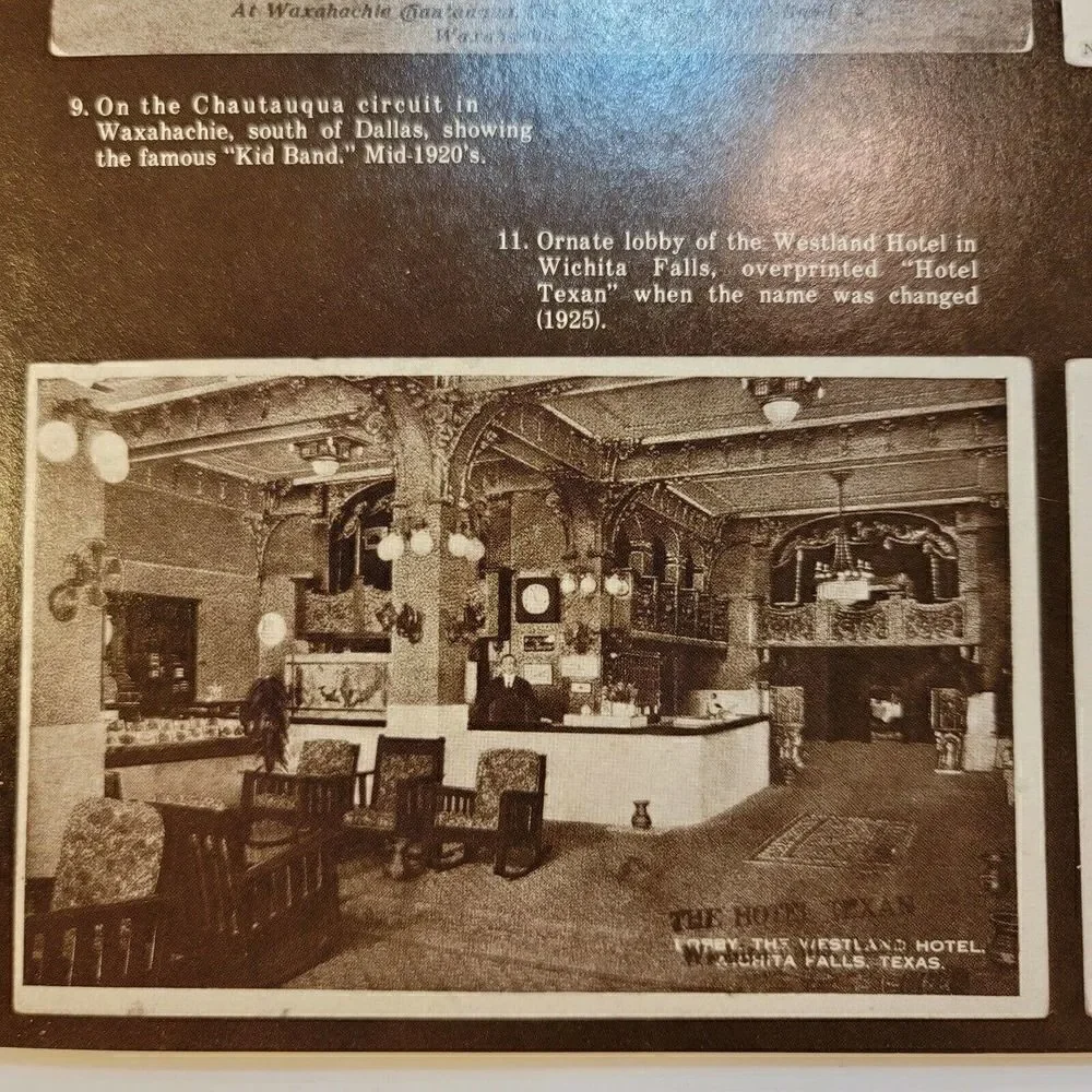 An Album of Old-Time Texas Postcards 32 Antique